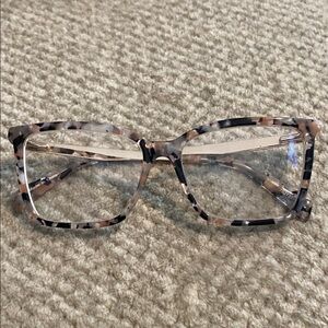 Woman’s Stylish Pink Tortoise Shell Prescription Glasses